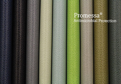 Discount Fabric ULTRA LEATHER Promessa Ebony Upholstery