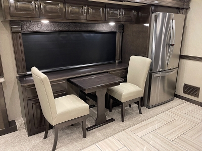 RV Dinette Credenza Computer Center