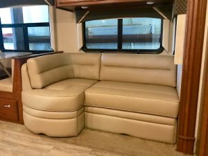 best RV sofas - J lounge in a motorhome 