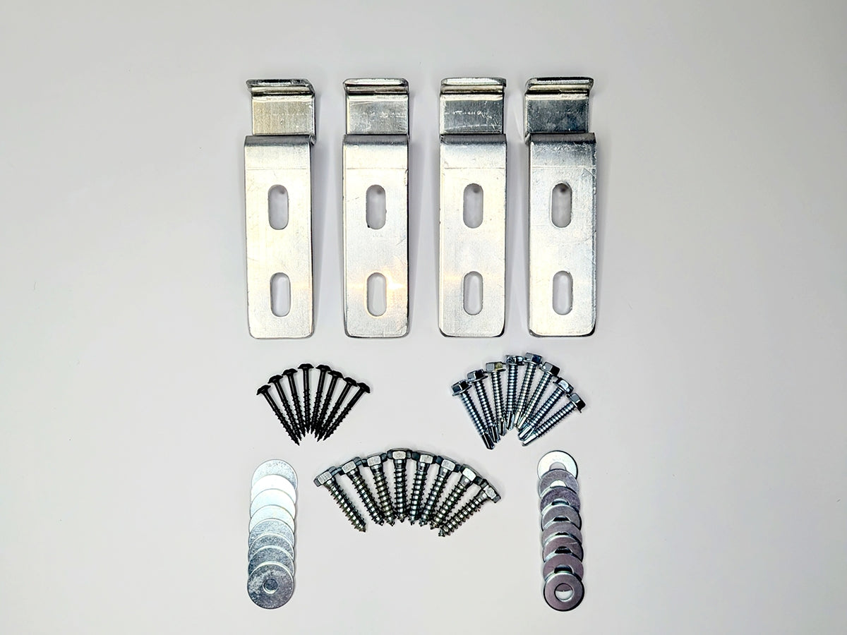4-Clamps w/ Assorted screws and washers-1