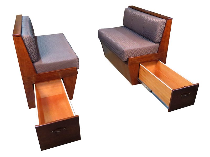 Bradd and Hall Wood Dinette Booth-zoom-6