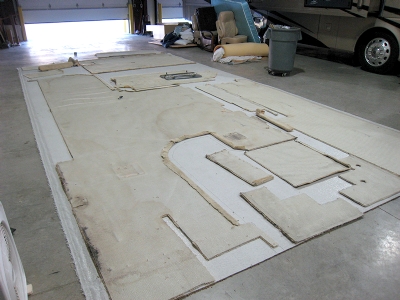 Custom RV Flooring Installations