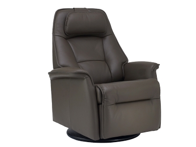 Stockholm Swivel Glider Recliner by Fjords AL Leathers